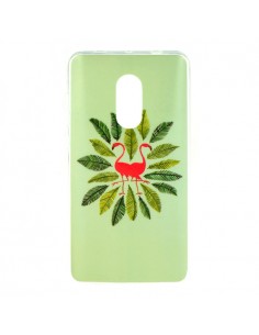 Carcasa TPU Xiaomi Redmi Note 4 / Note 4X diseño Dos Flamencos