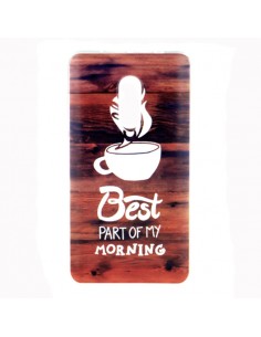 Carcasa TPU Xiaomi Redmi Note 4 / Note 4X diseño café "Best part of my morning"