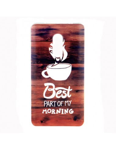 Carcasa TPU Xiaomi Redmi Note 4 / Note 4X diseño café "Best part of my morning"