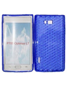 Funda gel TPU diamond LG L7 (P700) azul