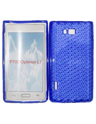 Funda gel TPU diamond LG L7 (P700) azul