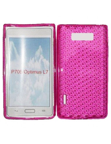 Funda gel TPU diamond LG L7 (P700) rosa