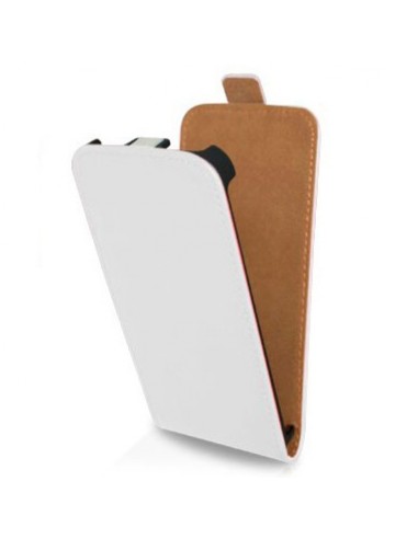 Funda tapa piel LG Optimus L7 (P700) blanca