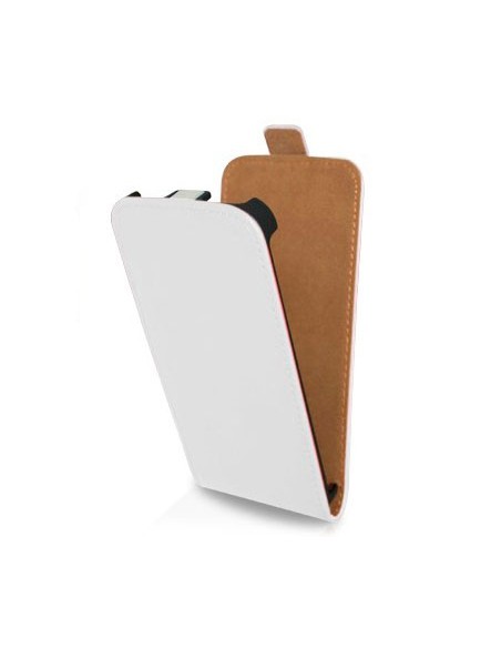 Funda tapa piel LG Optimus L7 (P700) blanca