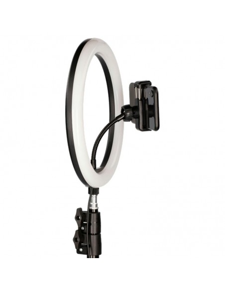 Soporte trípode (180 cm) con aro de luz LED COOL + mando Bluetooth