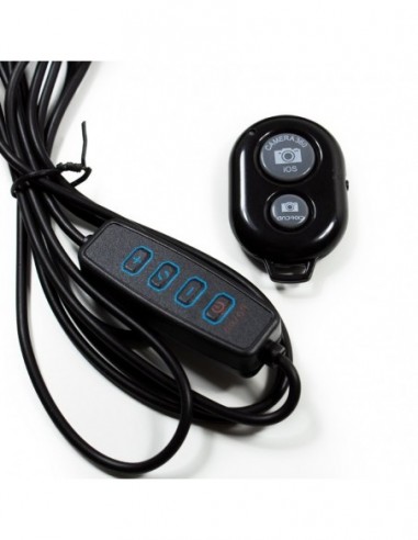 Soporte trípode (180 cm) con aro de...