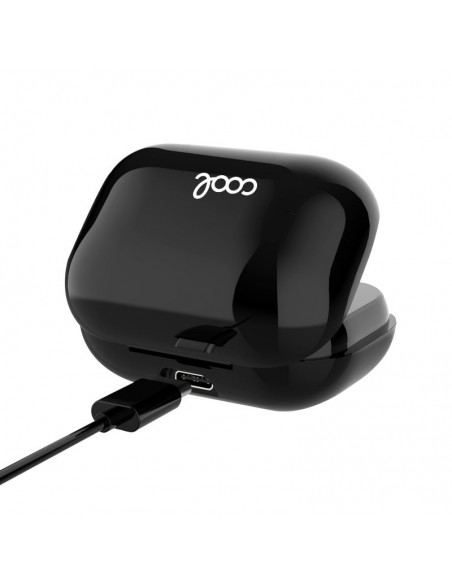 Auriculares Bluetooth estéreo Dual Pod Earbuds COOL URBAN LCD negros