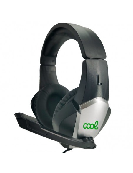 Auriculares estéreo PC / PS4 / PS5 / Xbox Gaming COOL Bremen iluminación + adaptador audio