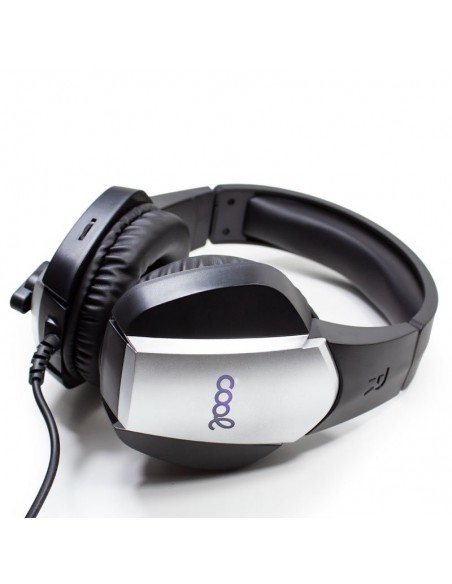 Auriculares estéreo PC / PS4 / PS5 / Xbox Gaming COOL Bremen iluminación + adaptador audio