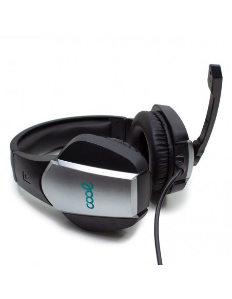 Auriculares estéreo PC / PS4 / PS5 / Xbox Gaming COOL Bremen iluminación + adaptador audio