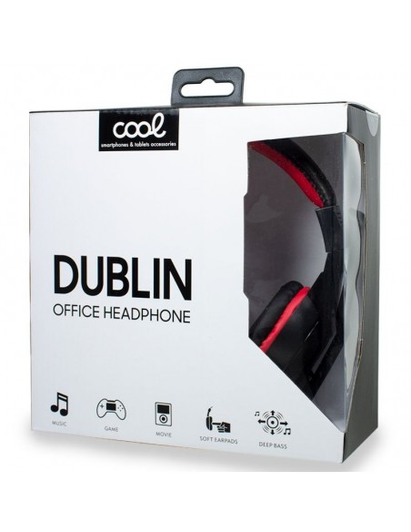 Auriculares estéreo oficina COOL Dublin con micro