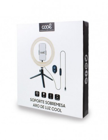 Soporte sobremesa (50 cm) con aro de...