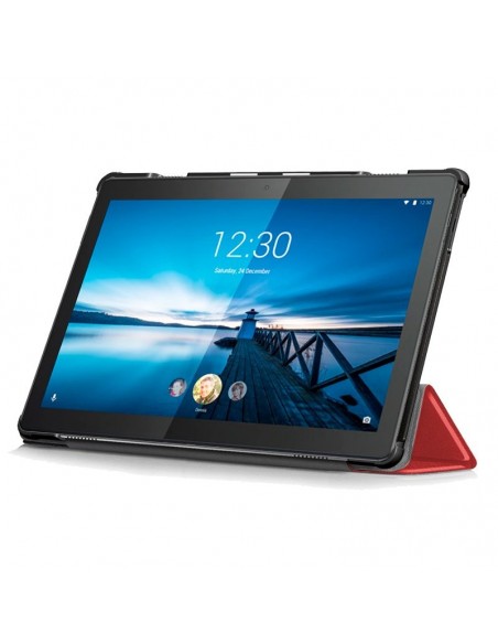 Funda soporte Lenovo Tab M10 (TB-X505F / TB-X605F) polipiel roja 10,1 pulgadas