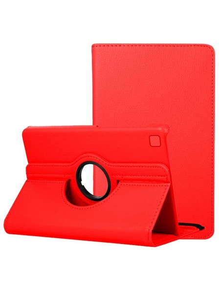 Funda soporte Samsung Galaxy Tab A7 Lite T220 / T225 polipiel roja 8,7 pulg