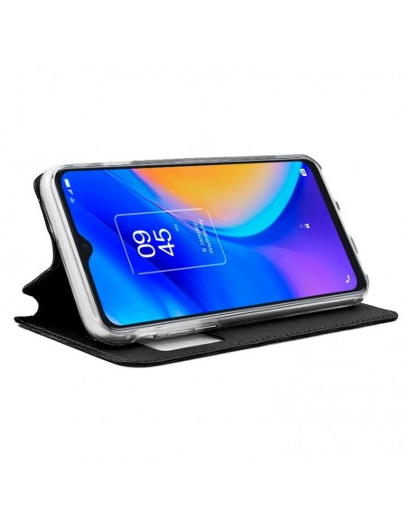 Funda libro soporte TPU TCL 20 SE negra