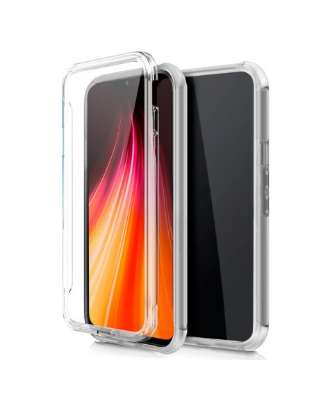Funda gel TPU 3D Xiaomi Redmi Note 8 / Note 8 2021 transparente (Frontal + trasera)