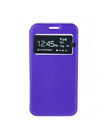 Funda libro soporte TPU Xiaomi Redmi 4A morada