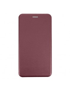 Funda libro carcasa Xiaomi Mi3 / Mi3s roja burdeos