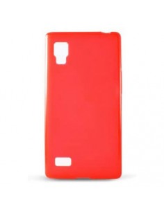 Funda gel TPU mate LG Optimus L9 P760 roja