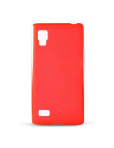 Funda gel TPU mate LG Optimus L9 P760 roja