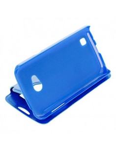 Funda libro soporte LG L50 azul 2