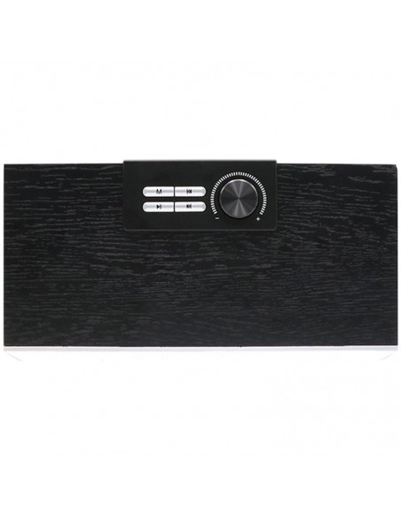 Altavoz universal Bluetooth COOL Retro (20W) diseño madera nogal frontal plata