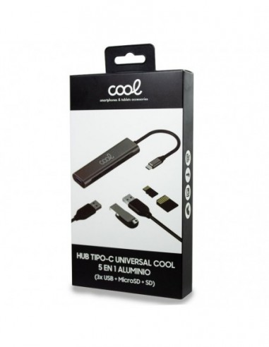 Hub USB tipo C universal COOL 5 en 1...