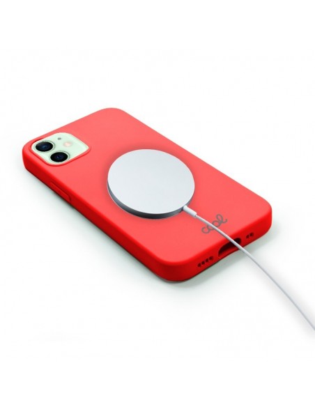 Carcasa TPU iPhone 12 / 12 Pro magnética roja