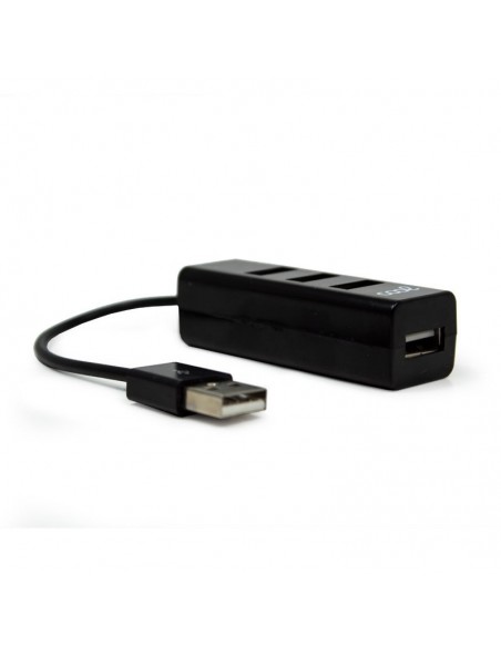 Hub USB 2.0 universal COOL 4 puertos USB negro