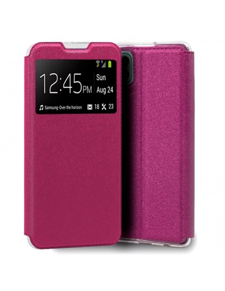 Funda libro soporte TPU Samsung A226 Galaxy A22 5G rosa
