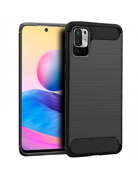 Carcasa TPU Xiaomi Redmi Note 10 5G / Pocophone M3 Pro 5G carbón negro