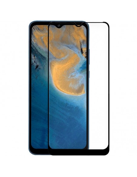Protector pantalla vidrio templado ZTE Blade A51 negro (Pegado total 3D)