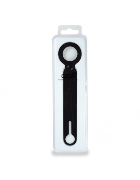 Colgante funda TPU COOL compatible AirTag gel negro