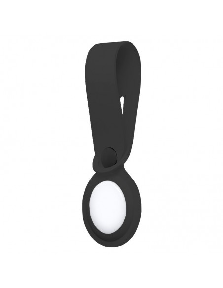 Colgante funda TPU COOL compatible AirTag gel negro