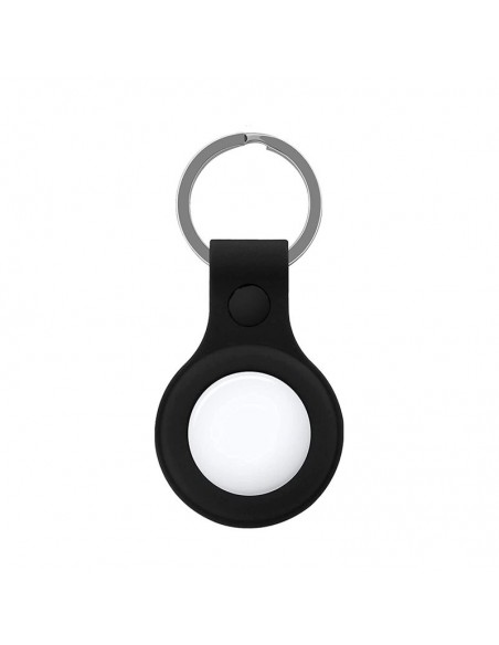 Llavero protector TPU COOL compatible con AirTag gel negro