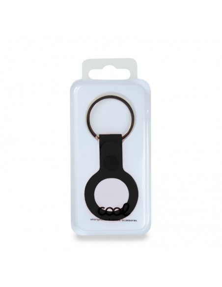 Llavero protector TPU COOL compatible con AirTag gel negro