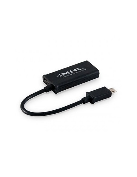 Cable MHL microUSB macho 5 pines a HDMI hembra 11 pines