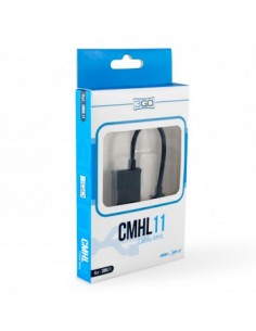 Cable MHL microUSB macho 5 pines a HDMI hembra 11 pines 2