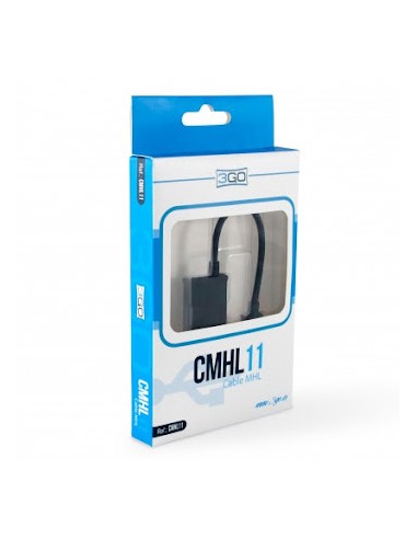 Cable MHL microUSB macho 5 pines a HDMI hembra 11 pines