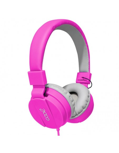 Auriculares cascos Jack 3,5 mm COOL Toronto con micro rosas