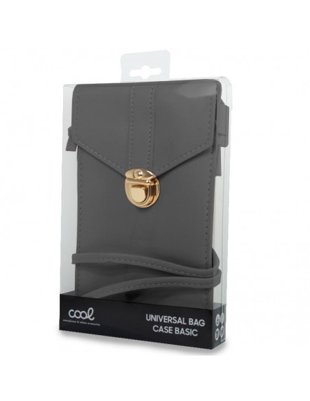 Funda bolso universal Basic hasta 6,7 pulgadas COOL gris oscuro