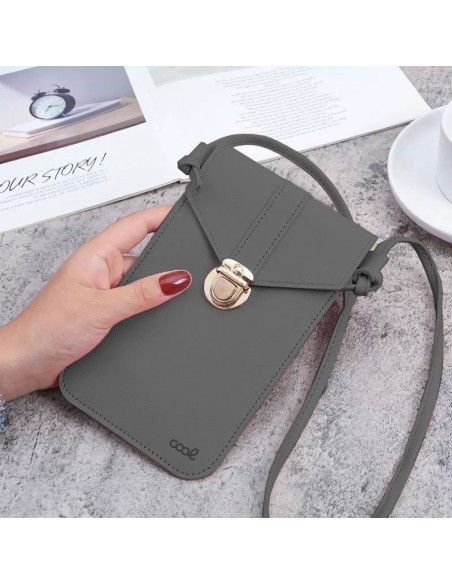 Funda bolso universal Basic hasta 6,7 pulgadas COOL gris oscuro