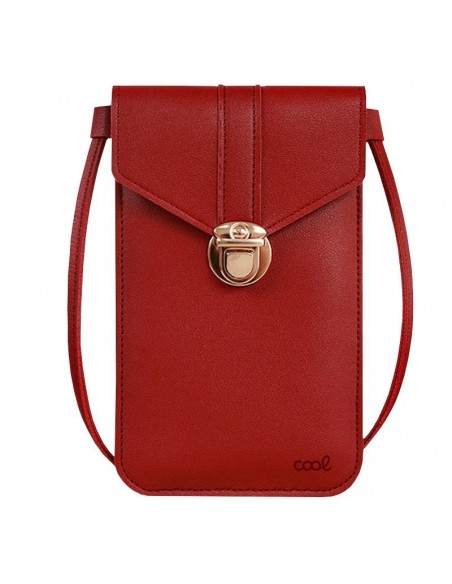 Funda bolso universal Basic hasta 6,7 pulgadas COOL granate