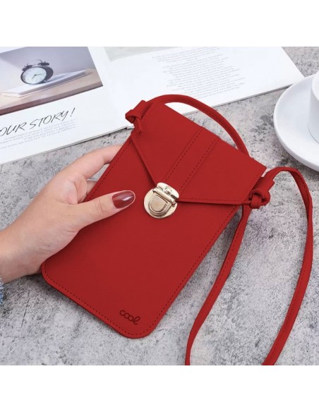 Funda bolso universal Basic hasta 6,7 pulgadas COOL granate