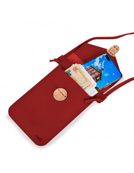 Funda bolso universal Basic hasta 6,7 pulgadas COOL granate