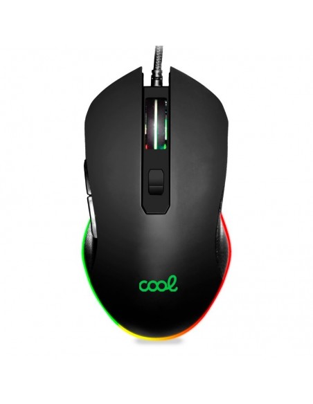 Ratón de juego USB RGB (ilumindo) COOL Austin negro