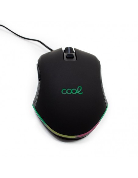 Ratón de juego USB RGB (ilumindo) COOL Austin negro