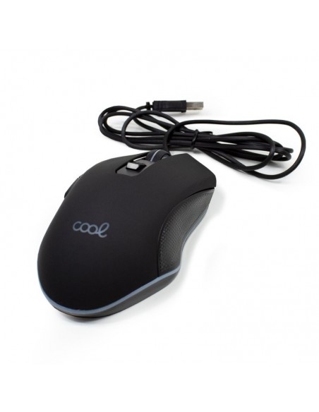 Ratón de juego USB RGB (ilumindo) COOL Austin negro