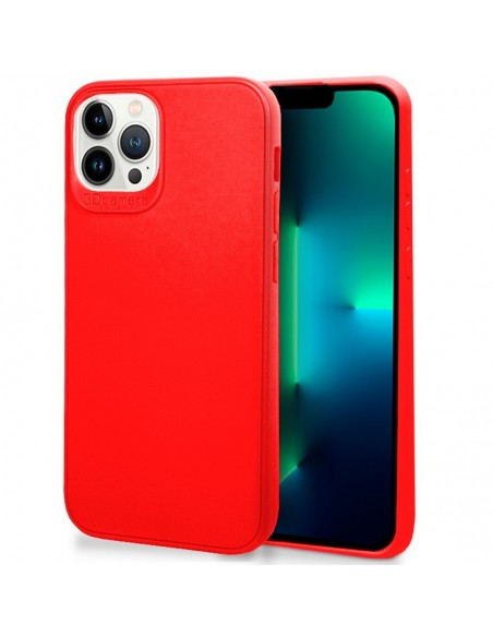Carcasa TPU cama tela iPhone 13 Pro roja