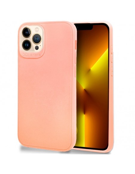 Carcasa TPU cama tela iPhone 13 Pro Max rosa